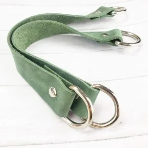 Leather Curtain Tie Back - Evergreen