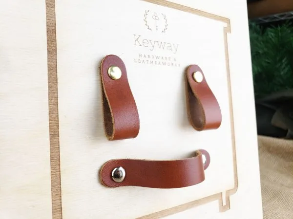 Leather Drawer Handles - Russet - Image 7
