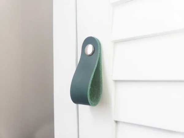 Leather Drawer Handles - Evergreen - Image 5