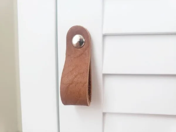 Leather Drawer Pulls - Caramel - Image 7