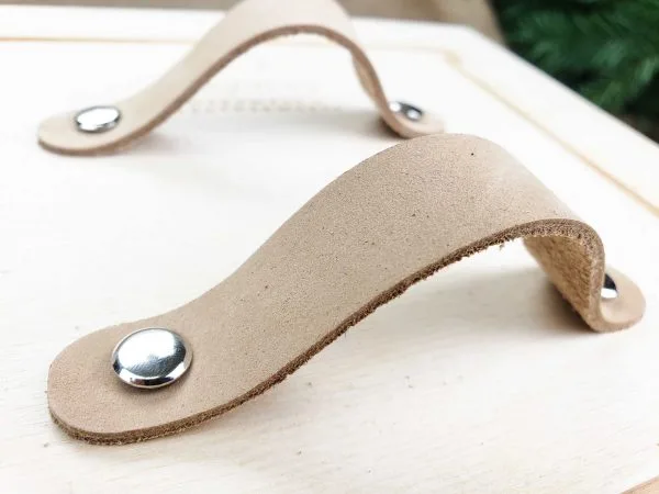 Leather Drawer Handles - Buckskin - Image 2