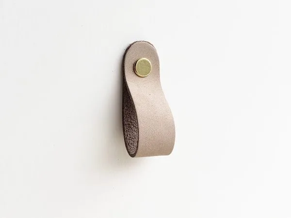 Leather Drawer Pulls - Buckskin - Image 6