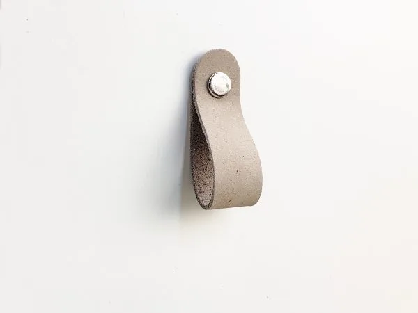 Leather Drawer Pulls - Buckskin